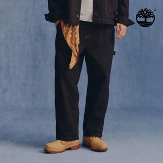 【Timberland】中性黑色水洗厚帆布工裝長褲(A2PE2001)
