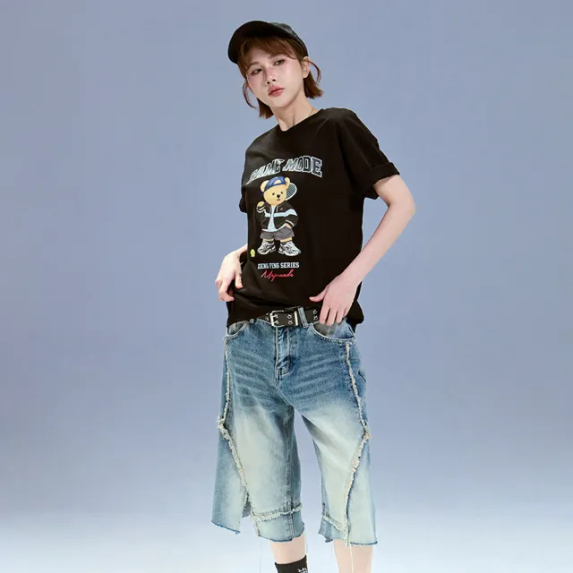 【MAJOR MADE】網球登峰小熊短T(休閒上衣/圖案上衣/自訂款短T)