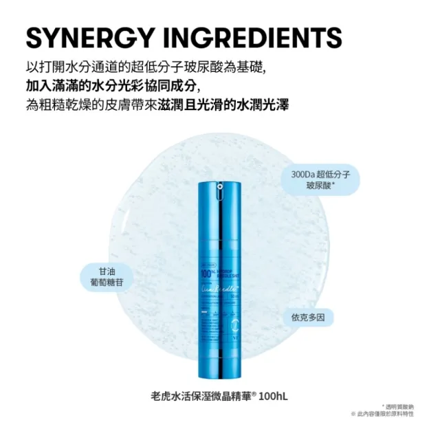 【VT】老虎微晶精華-300晶 50mlx2入(官方直營/維生素/積雪草/龍血/膠原蛋白/A醇/水活保濕)