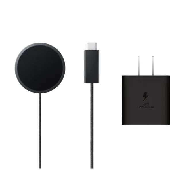 【Samsung 三星】原廠 磁吸無線充電器 Max 25W - 附 45W快充旅充頭  需搭磁吸殼 (EP-P2900)