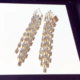 【LEESA】飾品\耳環\流蘇耳環\耳針\小眾設計\簡約ins風\小禮物\送閨蜜\耳飾\幾何耳環\長款耳環\抗敏耳環