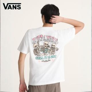 【VANS】官方旗艦 Beer Skull 白色短袖T恤