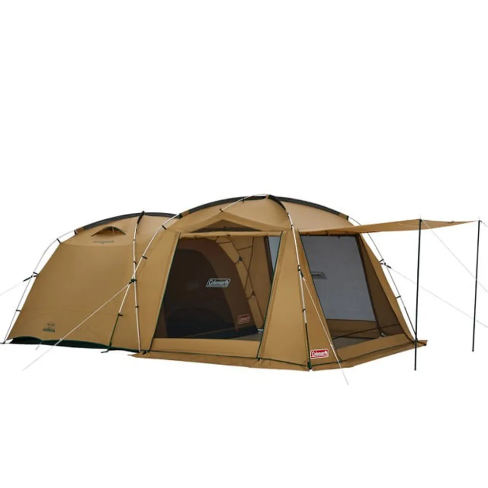Coleman】TOUGH SCREEN 2-ROOM HOUSE MDX 4-5人日系潮流感沙色系帳篷