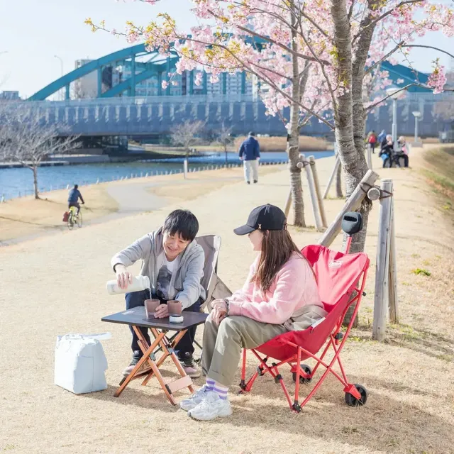 【Coleman】NX蝴蝶邊桌 / CM-44742(摺疊桌 野餐桌 休閒桌 邊桌 裝備架)