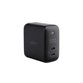 【AUKEY】Omnia II 45W（PA-B4T）雙孔2C 氮化鎵 PD快充充電器(適用iphone16)