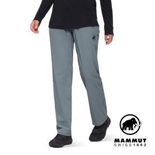 【Mammut 長毛象官方直營】Hiking V Pants Women 防曬彈性健行長褲 地層灰藍 女款 #1022-02530