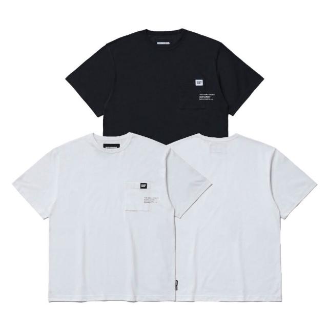 【NEIGHBORHOOD】Sheltech Crewneck SS-1 機能口袋短袖 白/黑 261BWNH-CSM01