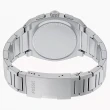 【FOSSIL】Everett 時尚三眼計時手錶-銀x灰藍/44mm 618年中慶 推薦(FS6154)