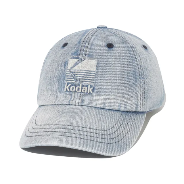 【KODAK Apparel】柯達 男女同款 帽子 / 可調式 仿舊水洗丹寧 棒球帽 共2色 / KB627003BLU KB627003DNM