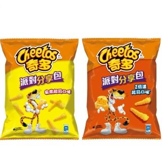 【cheetos 奇多】奇多玉米棒派對分享包系列166gX2包(家常起司口味/2倍濃口味)