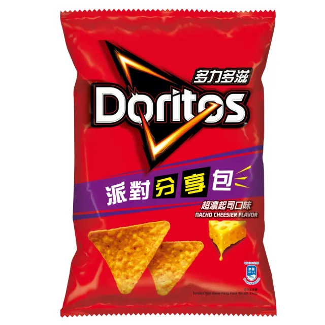 【多力多滋】多力多滋派對分享包系列143gX2包(超濃起司口味/黃金起司口味)