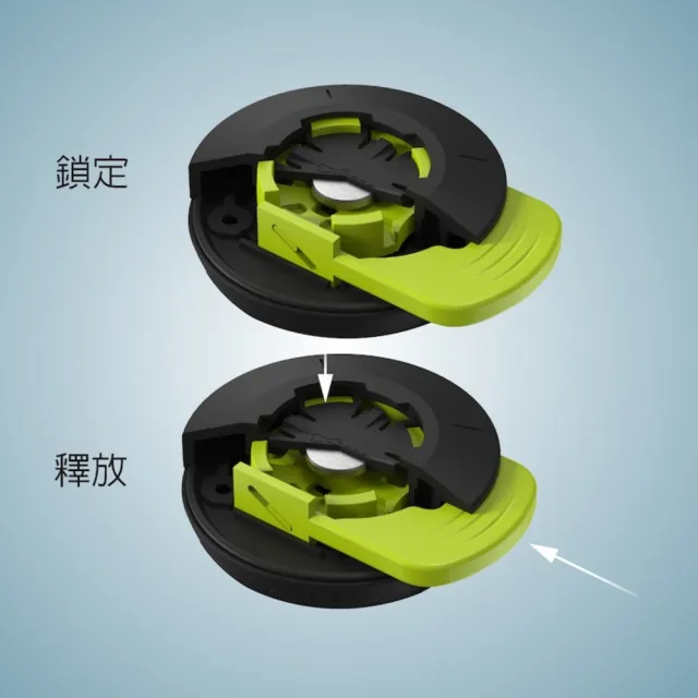 【Bone 蹦克】機車手機綁接3-手把款 (機車手機架/減震/安全鎖定/磁吸/彈力吸震)