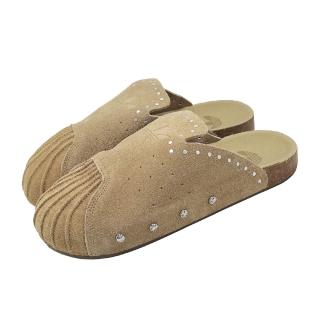 【adidas 愛迪達】穆勒鞋 Adimule Superstar 男鞋 女鞋 棕 麂皮 貝殼頭 懶人鞋 KZ6604