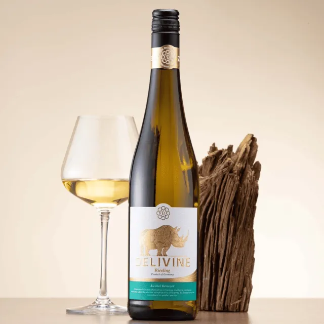 【DELIVINE 德易喝】雷司令無酒精白酒 750ml × 1入(風味飲・犀牛・零酒精・葡萄酒脫醇)