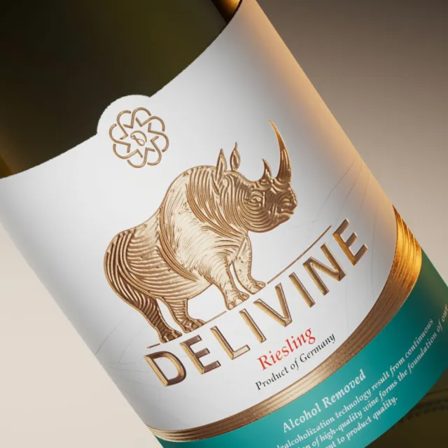 【DELIVINE 德易喝】雷司令無酒精白酒 750ml × 6入(風味飲・犀牛・零酒精・葡萄酒脫醇)