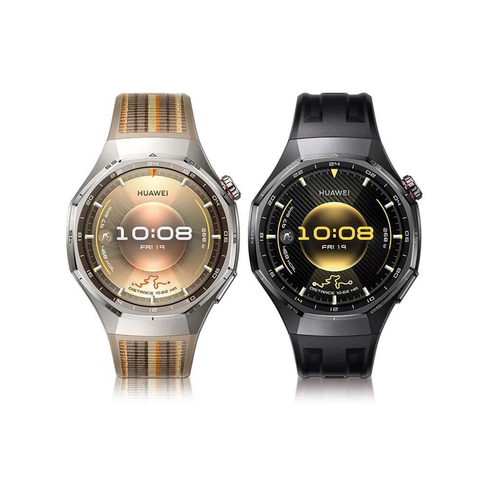 【HUAWEI 華為】WATCH GT6 Pro GPS 46mm 健康運動智慧手錶(曜石黑/琥珀棕)
