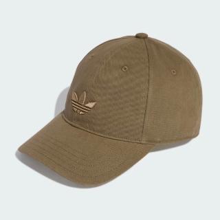 【adidas 愛迪達】帽子 運動帽 棒球帽 遮陽帽 三葉草 BASEBALL CAP AC OR 咖啡 KC8037