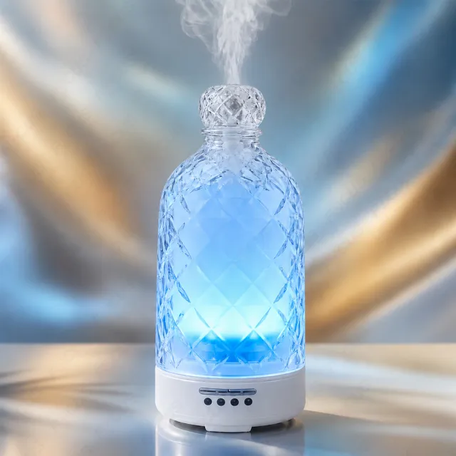 【Karoli 卡蘿萊】旺萊水玻香氛水氧機(單機)x1 水氧機 薰香機 擴香儀 香薰 精油擴香
