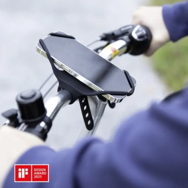 【Bone 蹦克】單車手機綁 4 Pro Max (新色上市/彈性雙綁帶/適用折疊/登山/越野/T型車把)