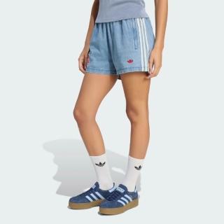 【adidas 愛迪達】COCA COLA 牛仔短褲 女 - Originals KY7564