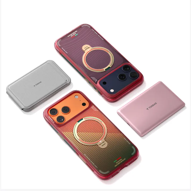 【TORRAS 圖拉斯】Ostand Q3 Air 葡萄牙國家隊 iPhone 17/16系列磁吸四象限旋轉支架氣囊防摔手機殼