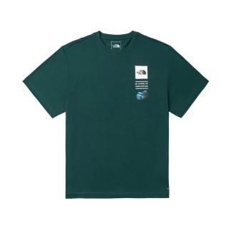 【The North Face】北臉 短袖上衣 男 速乾 M BC DUFFEL RELAXED SS TEE GRAPHIC 綠 NF0A8GX91KI