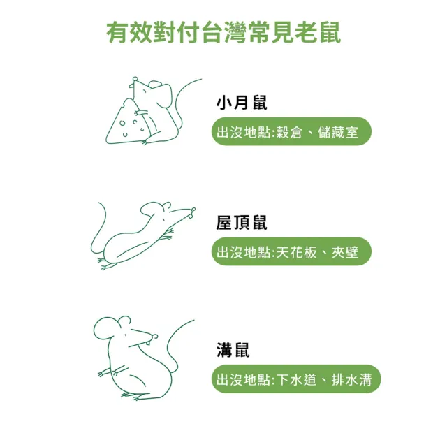 【福來朗】老鼠毒餌10gX10入_3包組 (殺鼠｜滅鼠｜除鼠｜老鼠藥)