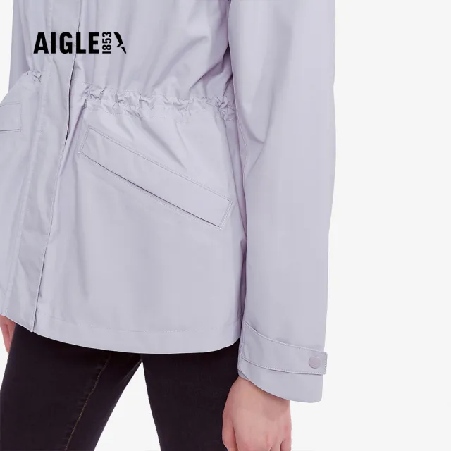 【AIGLE】女 GORE-TEX  防水透氣外套AG-4A204A106 淺丁香紫(女外套 防水透氣外套 Goretex)