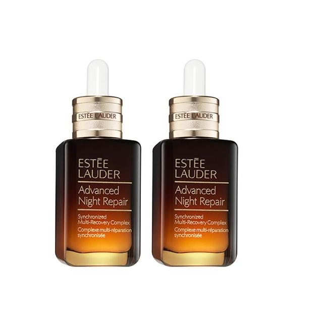 【Estee Lauder 雅詩蘭黛】大容量小棕雙入組(特潤超導全方位修護露75mlx2/小棕瓶)