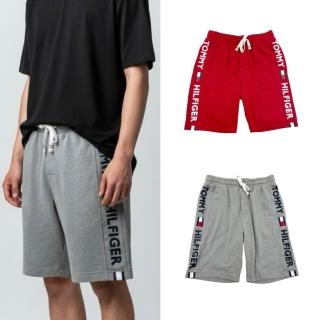 【TOMMY HILFIGER】側邊LOGO 大尺碼 Tommy Hilfiger 大尺碼 短褲 棉短褲 鬆緊 無刷毛 鬆緊褲 @3018