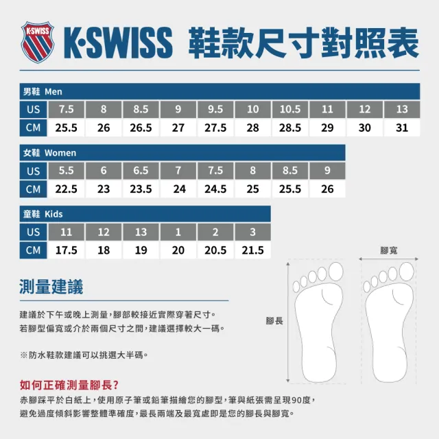 【K-SWISS】時尚運動鞋 Fario LTH 休閒小白鞋 男鞋 女鞋 多色選擇(04778/94778)