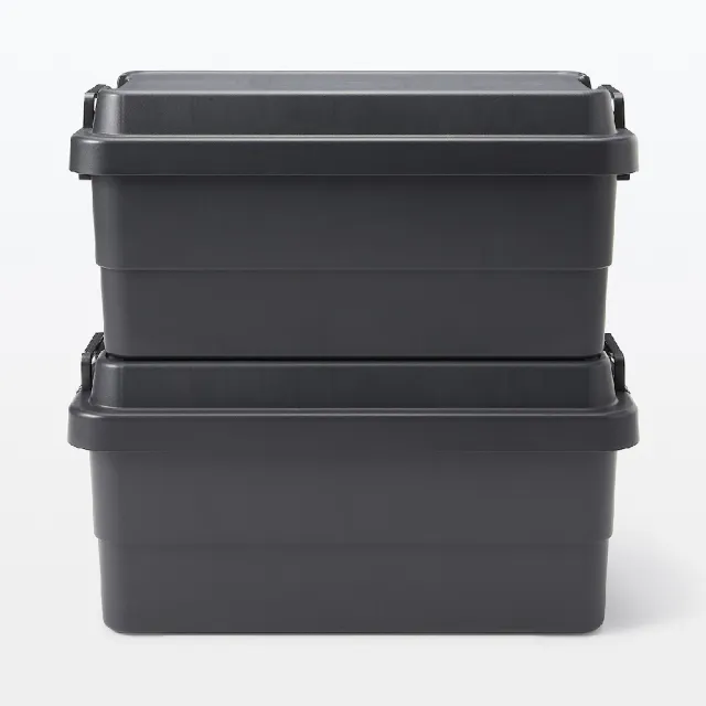 【MUJI 無印良品】耐壓收納箱/特大 約寬78×深39×高37cm