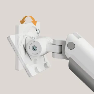 【FUNTE】電動升降桌專用｜Arco 重型氣壓式單螢幕支架