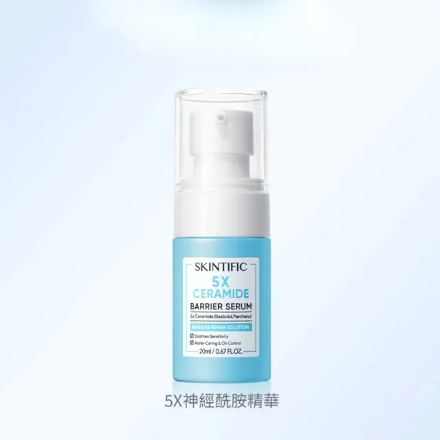 【SKINTIFIC】5X神經醯胺保濕組 (保濕霜+保濕精華)