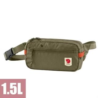 【Fjallraven】小狐狸 High Coast Hip Pack 1.5L 輕量小巧極簡臀包.腰包 / 23223-620 綠