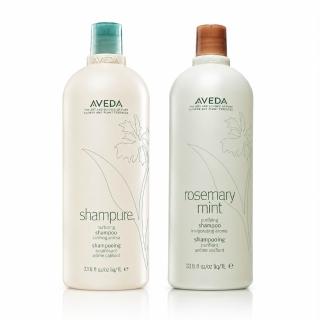 【AVEDA】純香/迷迭薄荷洗髮精1000ml(平輸版/兩款任選)