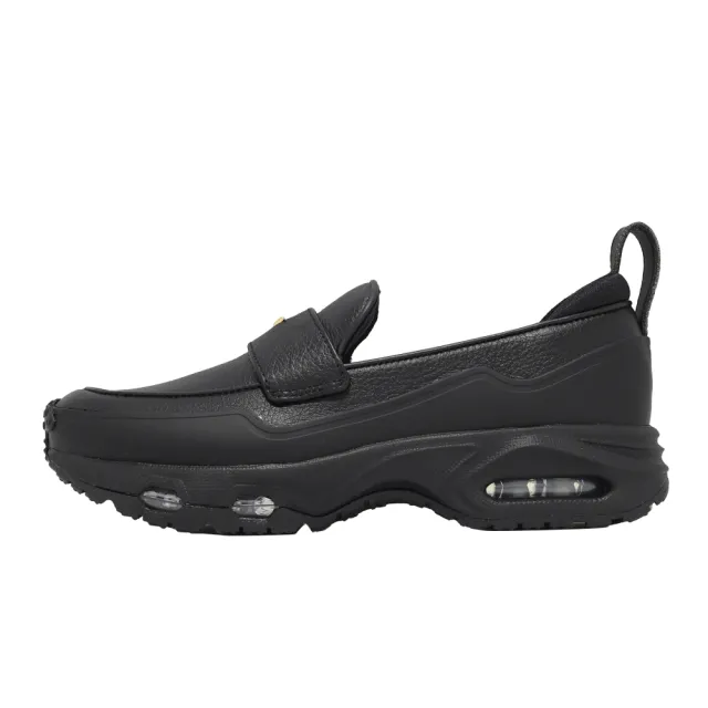 【NIKE 耐吉】休閒鞋 Air Max Phenomena 女鞋 樂福鞋 皮革 黑 小皮鞋 IM8814-001