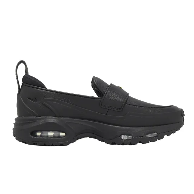 【NIKE 耐吉】休閒鞋 Air Max Phenomena 女鞋 樂福鞋 皮革 黑 小皮鞋 IM8814-001