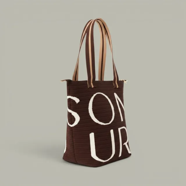 【MAISON DE AURI】雙11 SAC POP｜Walnut 法式胡桃 SAC法式包 / 厚針織