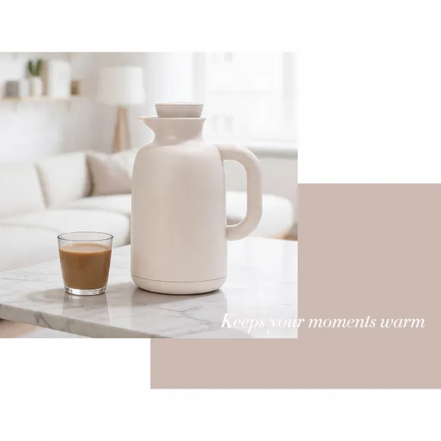 【mo select】玻璃內膽保溫壺-1000ml(保溫瓶/水壺/熱水壺/熱水瓶)