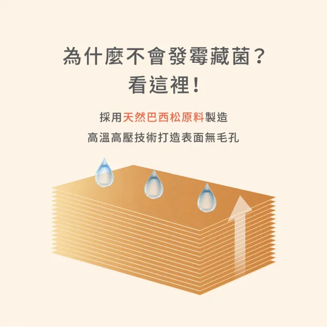【mo select】買大送中 高密度抗菌防霉止滑木纖維砧板L+M(砧板/沾板/抗菌砧板/切菜板/導水溝槽)