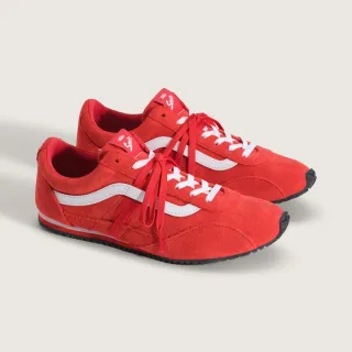 【VANS】官方旗艦 Premium LX Super Lowpro Trainer 紅色滑板鞋 休閒鞋