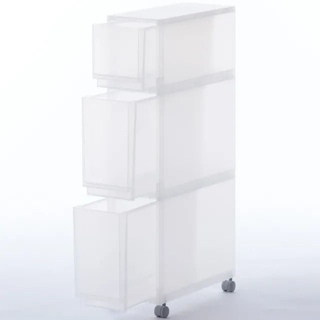 【MUJI 無印良品】PP附輪收納箱/1號