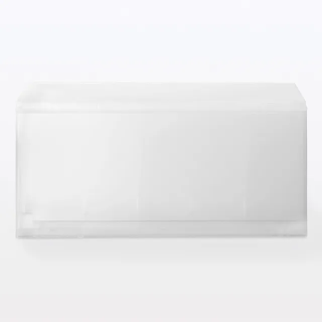 【MUJI 無印良品】PP盒/深型/窄/附隔板/正反疊 約寬14×深37×高17.5cm