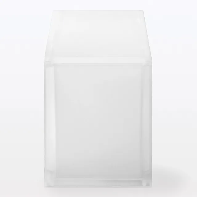 【MUJI 無印良品】PP盒/深型/窄/附隔板/正反疊 約寬14×深37×高17.5cm