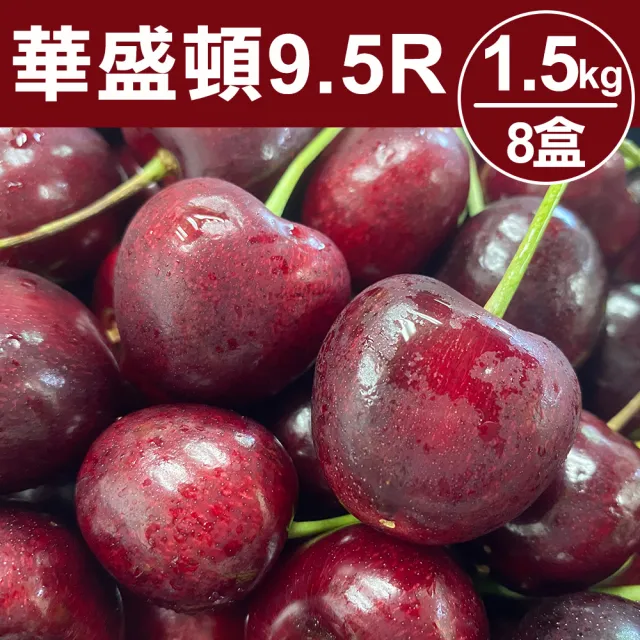 【甜露露】箱購-華盛頓9.5R櫻桃1.5kgX8盒