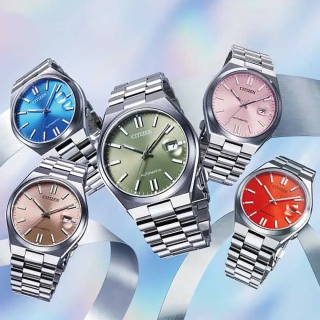 【CITIZEN 星辰】經典紳士時尚自動上鍊機械錶-40mm/5色可選 父親節 送禮(NJ0158-89L/W/X/Y/Z)