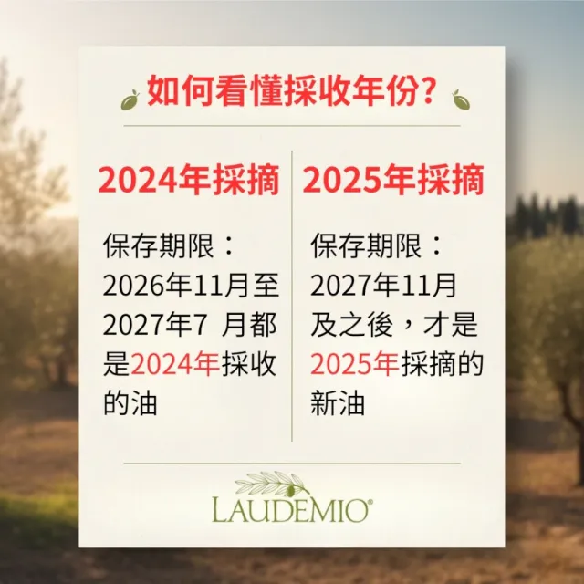 【Laudemio】義大利 2025/2026 跑步人 特級冷壓初榨橄欖油 500mlx2瓶