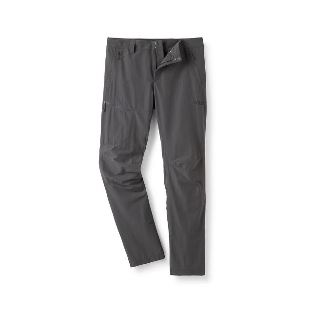 【RAB】Incline Light Pants 輕量防潑水軟殼長褲 男款 煤炭黑 #QFV05