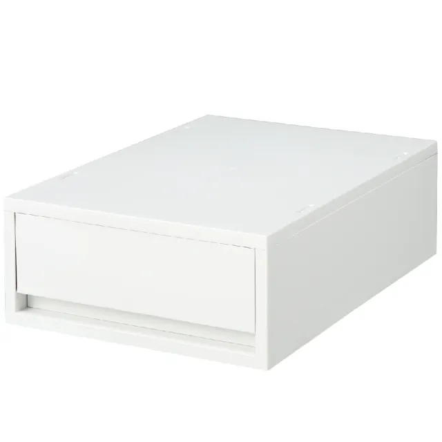 【MUJI 無印良品】PP盒/淺型/正反疊/白灰